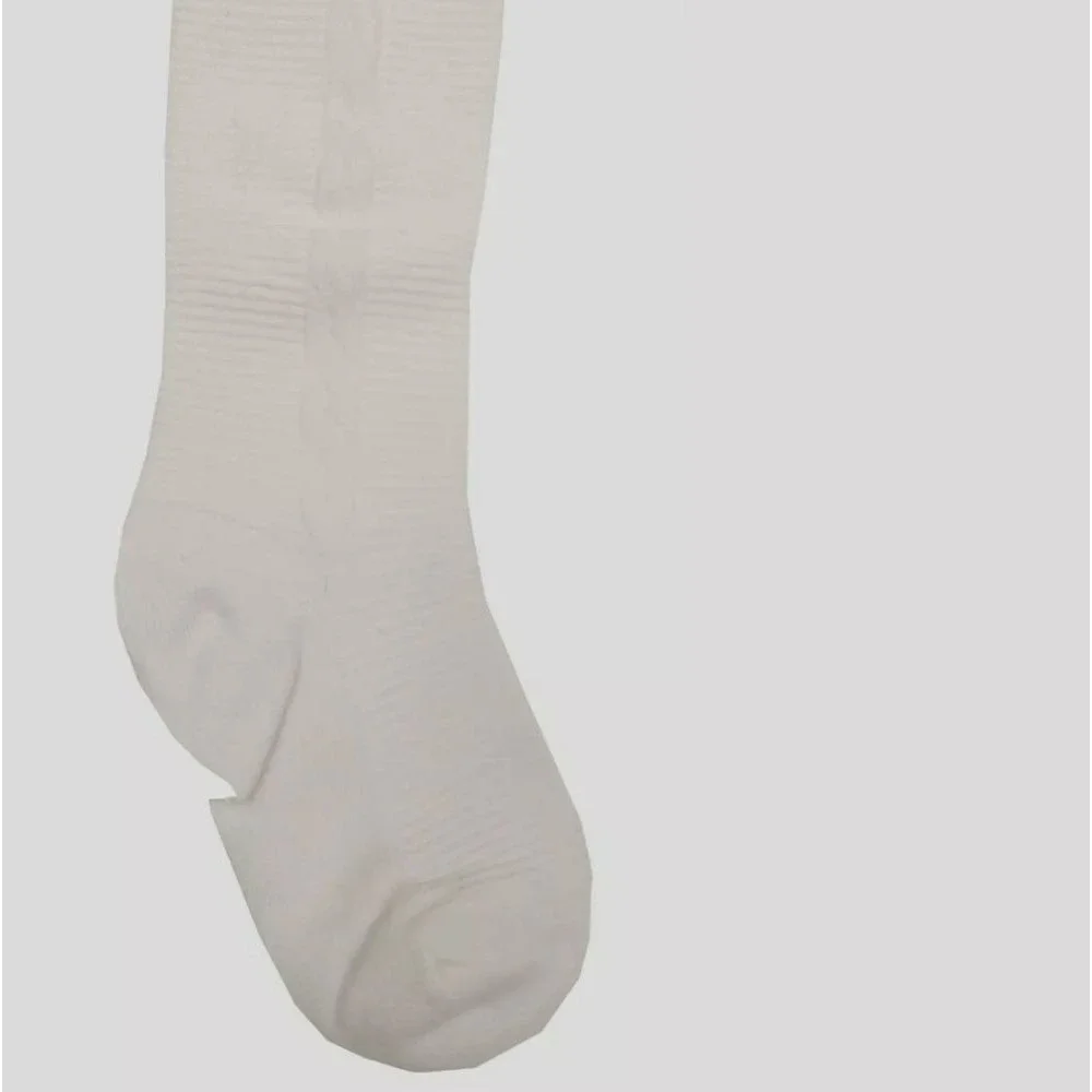 Zubii Girls Footed Tights White Navy Size 6 Pack of 2